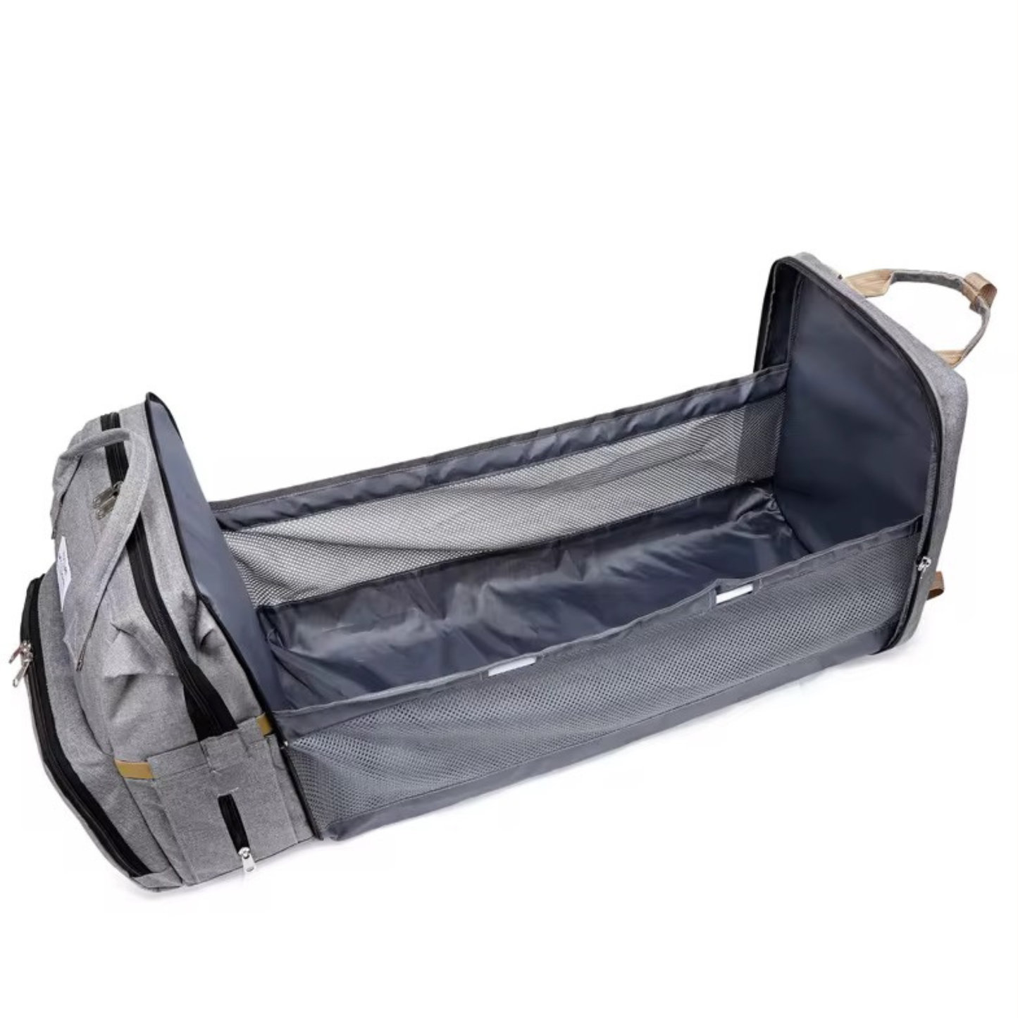 Pack Paseo Seguro: Mochila Maternal (Cuna Integrada) + Calentador USB de Regalo