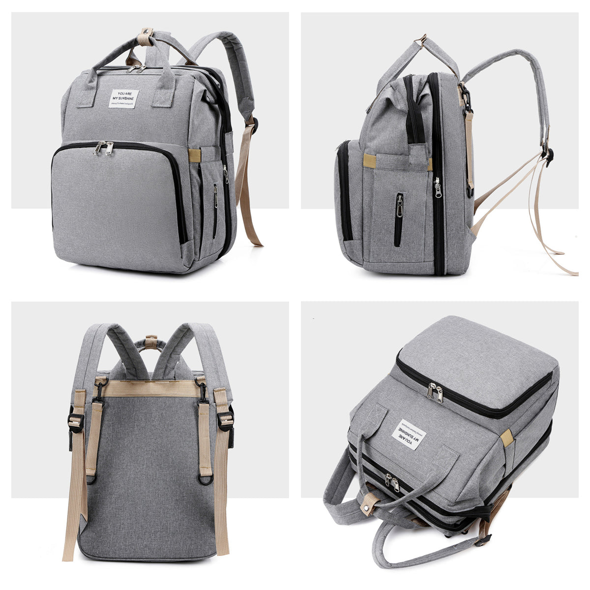 Pack Paseo Seguro: Mochila Maternal (Cuna Integrada) + Calentador USB de Regalo
